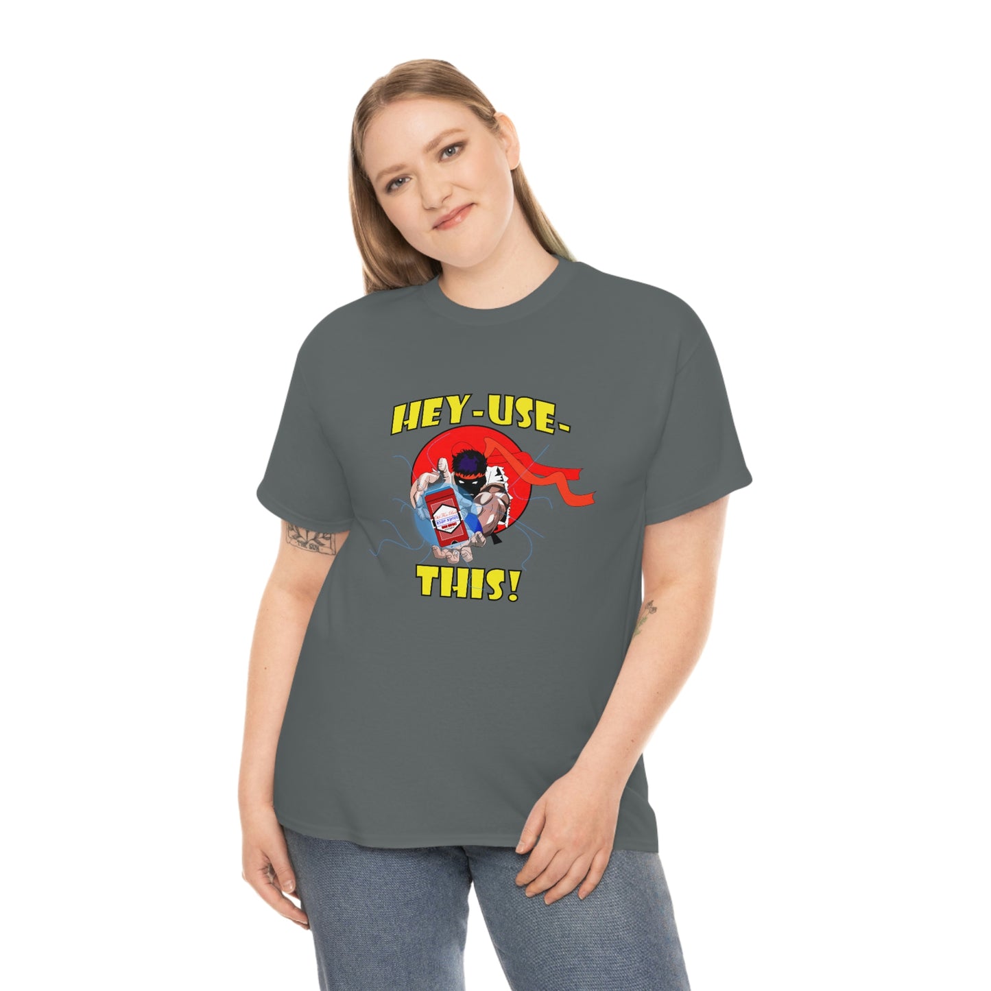 Hey-use-it Unisex Heavy Cotton Tee