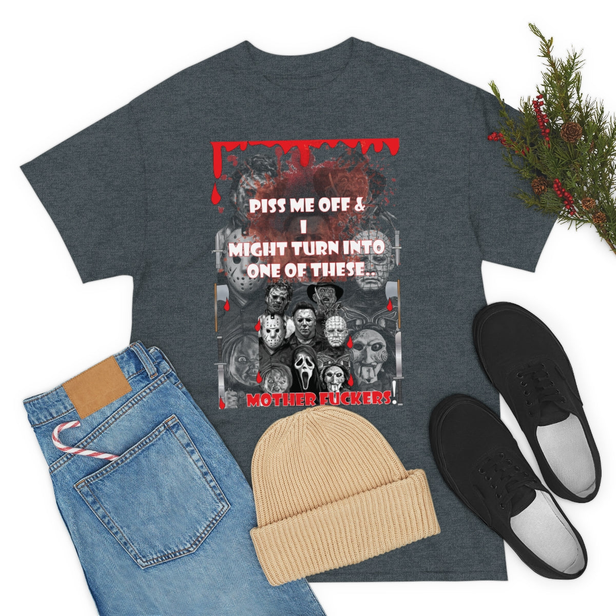 Horror hall of fame Unisex Heavy Cotton Tee