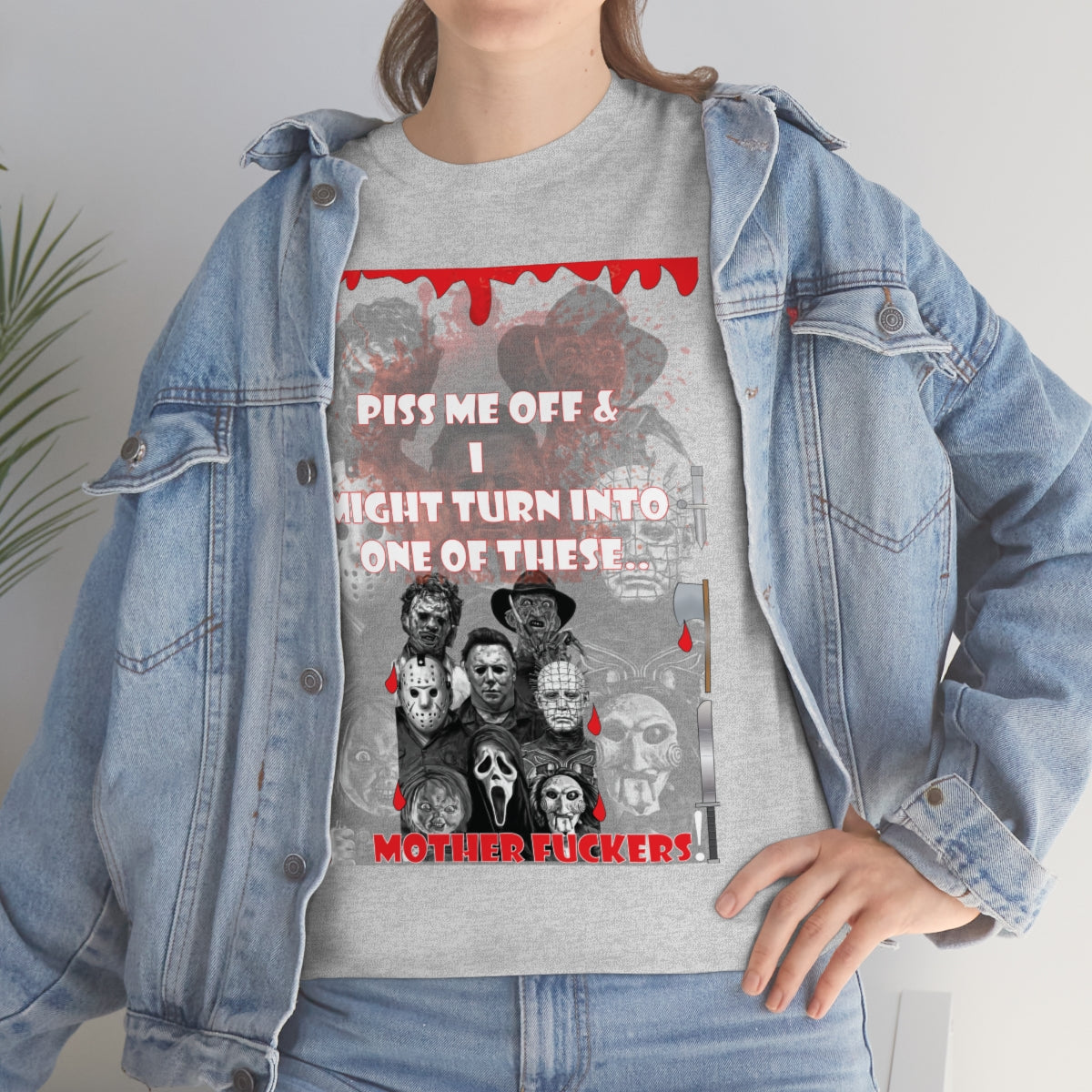 Horror hall of fame Unisex Heavy Cotton Tee