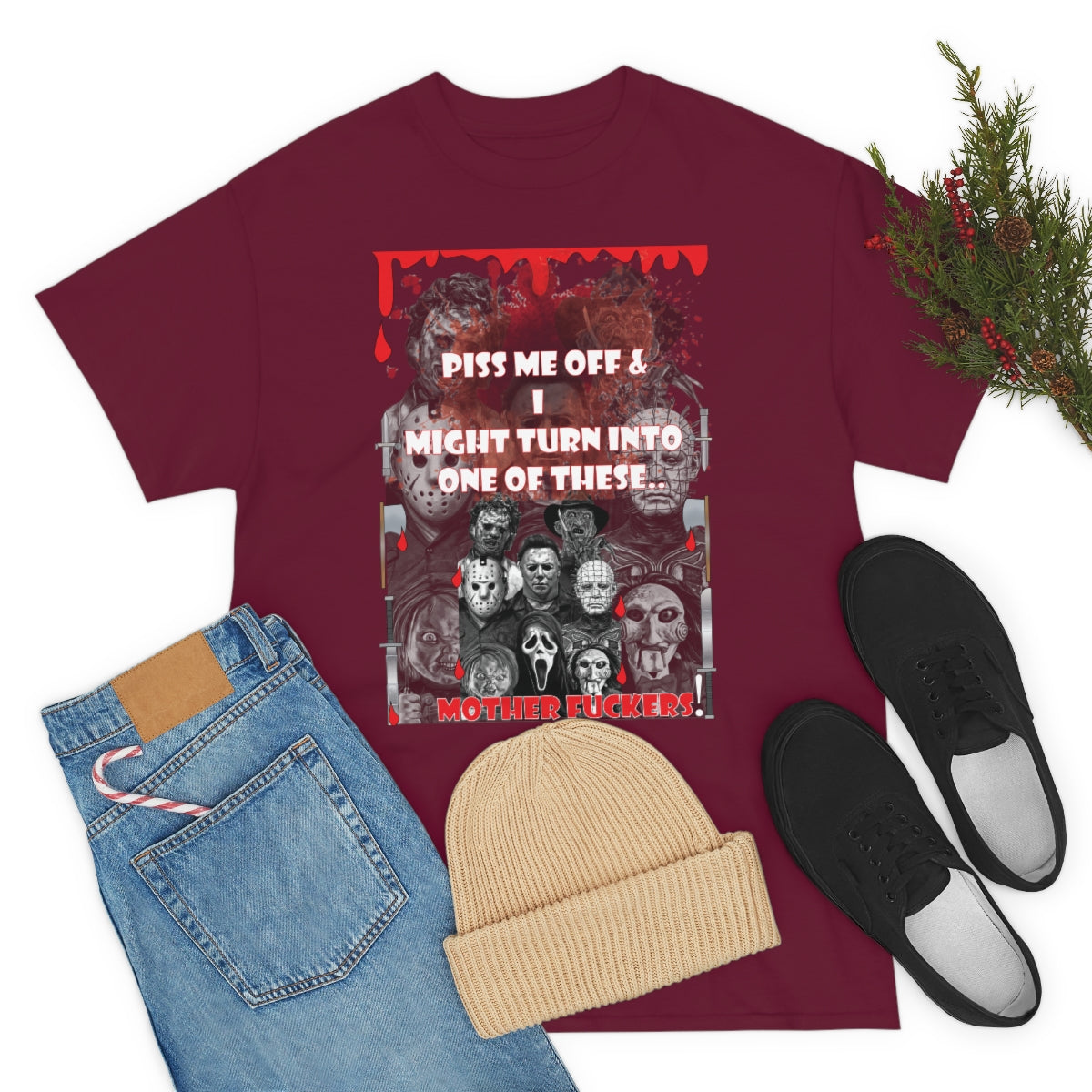 Horror hall of fame Unisex Heavy Cotton Tee