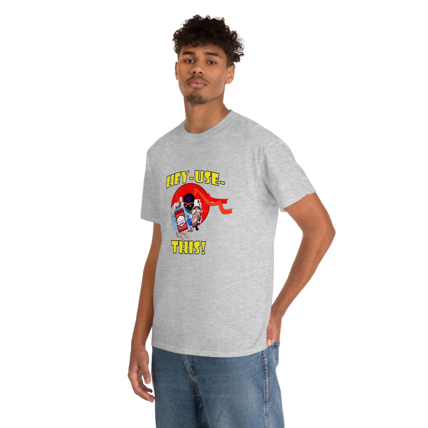 Hey-use-it Unisex Heavy Cotton Tee