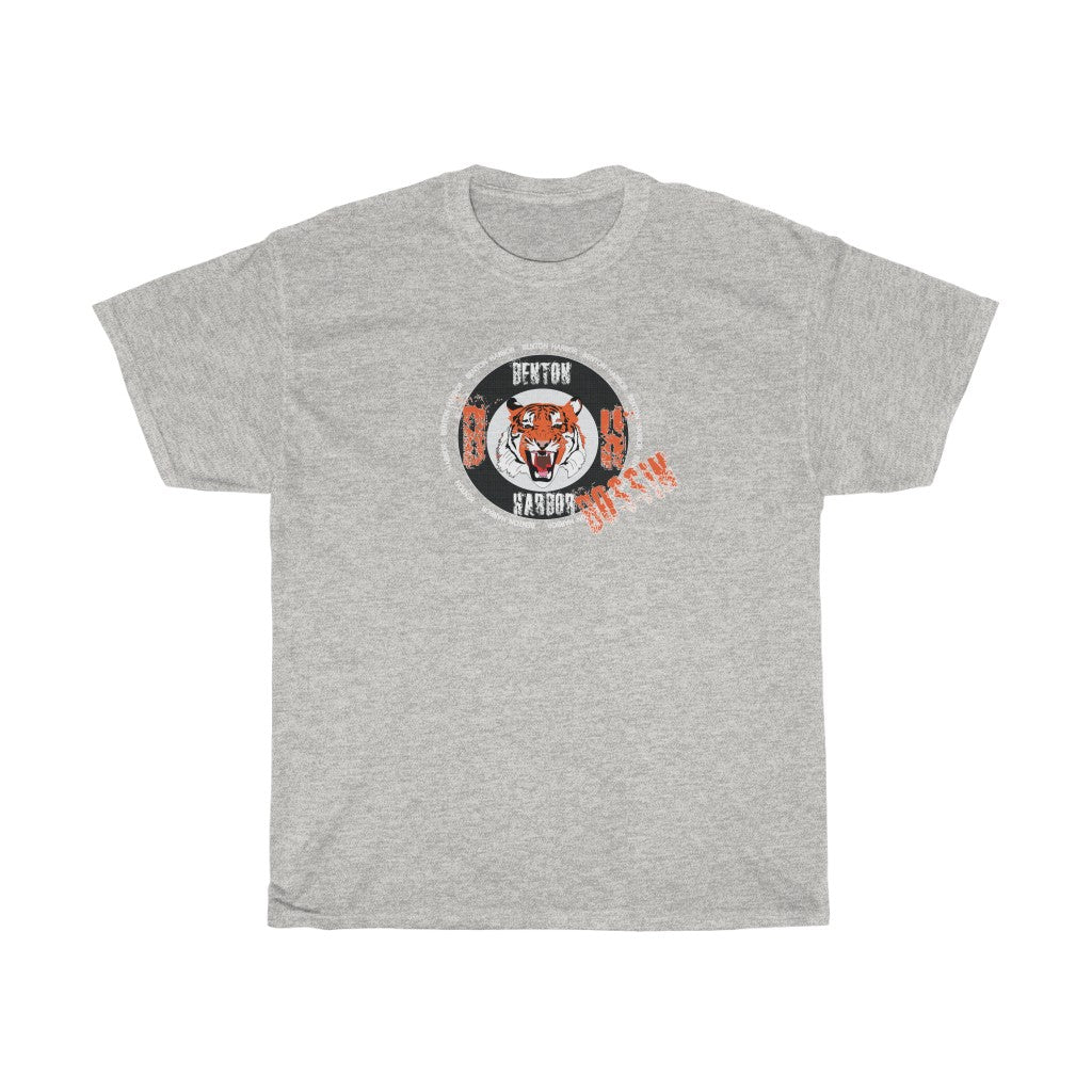 Benton harbor Bossin (tigers)Unisex Heavy Cotton Tee