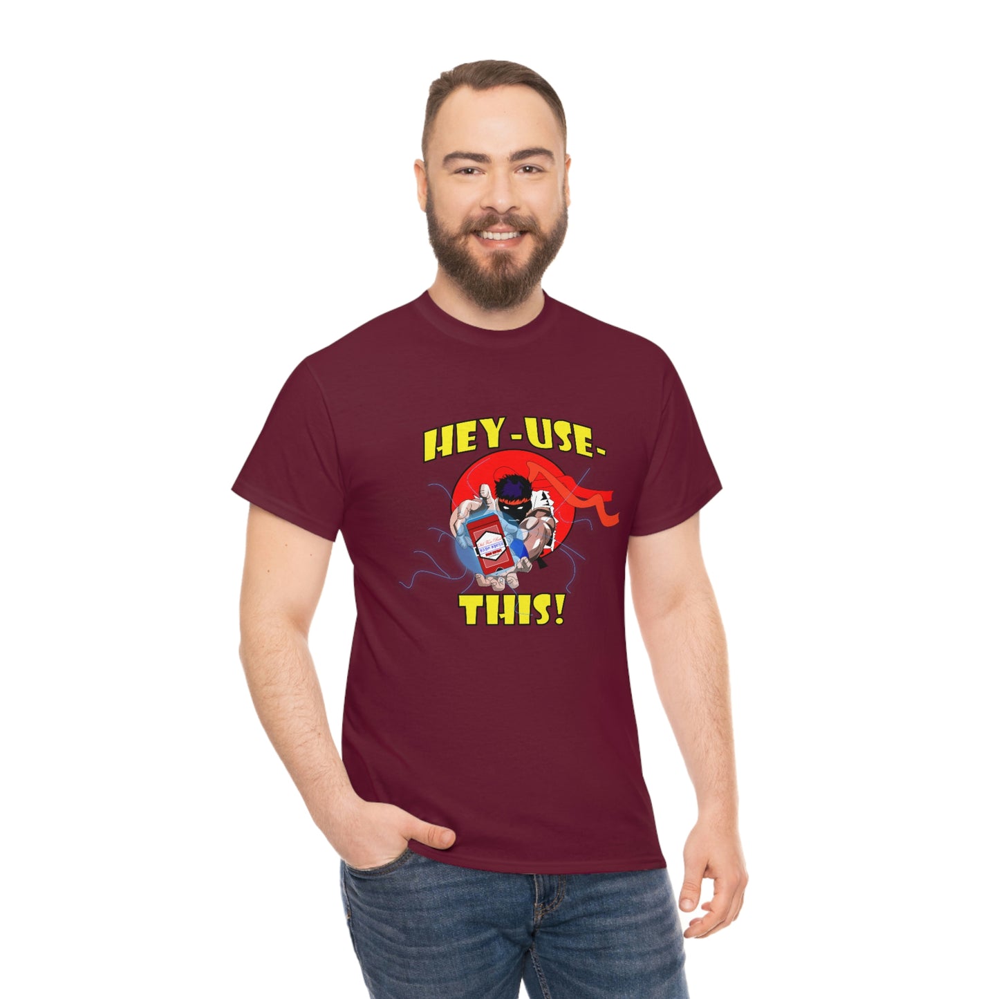 Hey-use-it Unisex Heavy Cotton Tee