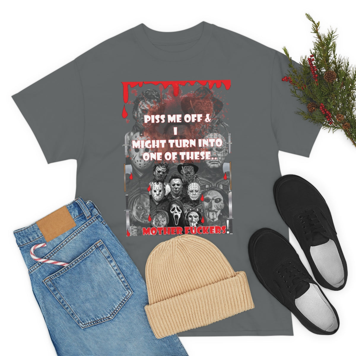 Horror hall of fame Unisex Heavy Cotton Tee