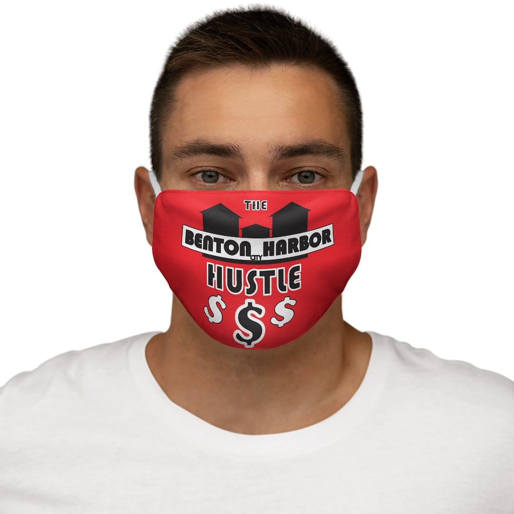 The Benton Harbor city Hustle Snug-Fit Polyester Face Mask