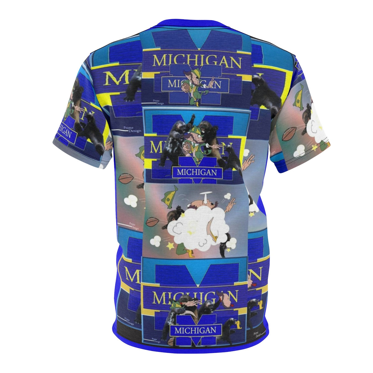 Don't mess with the Wolverines Unisex AOP Cut & Sew Tee