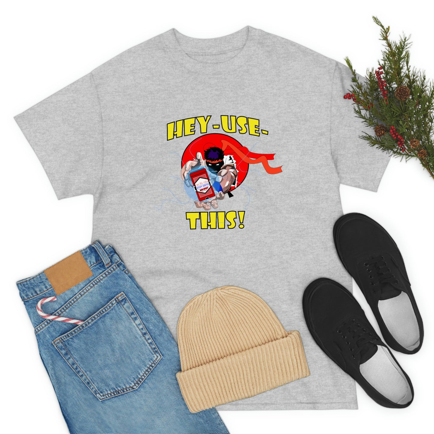 Hey-use-it Unisex Heavy Cotton Tee