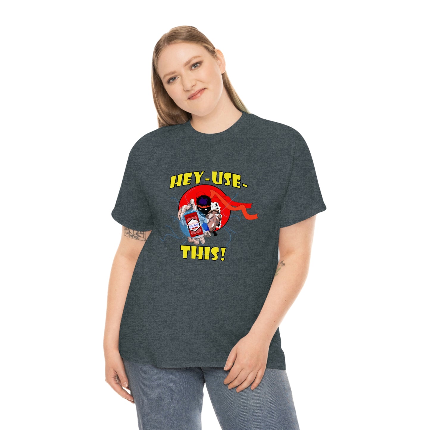 Hey-use-it Unisex Heavy Cotton Tee