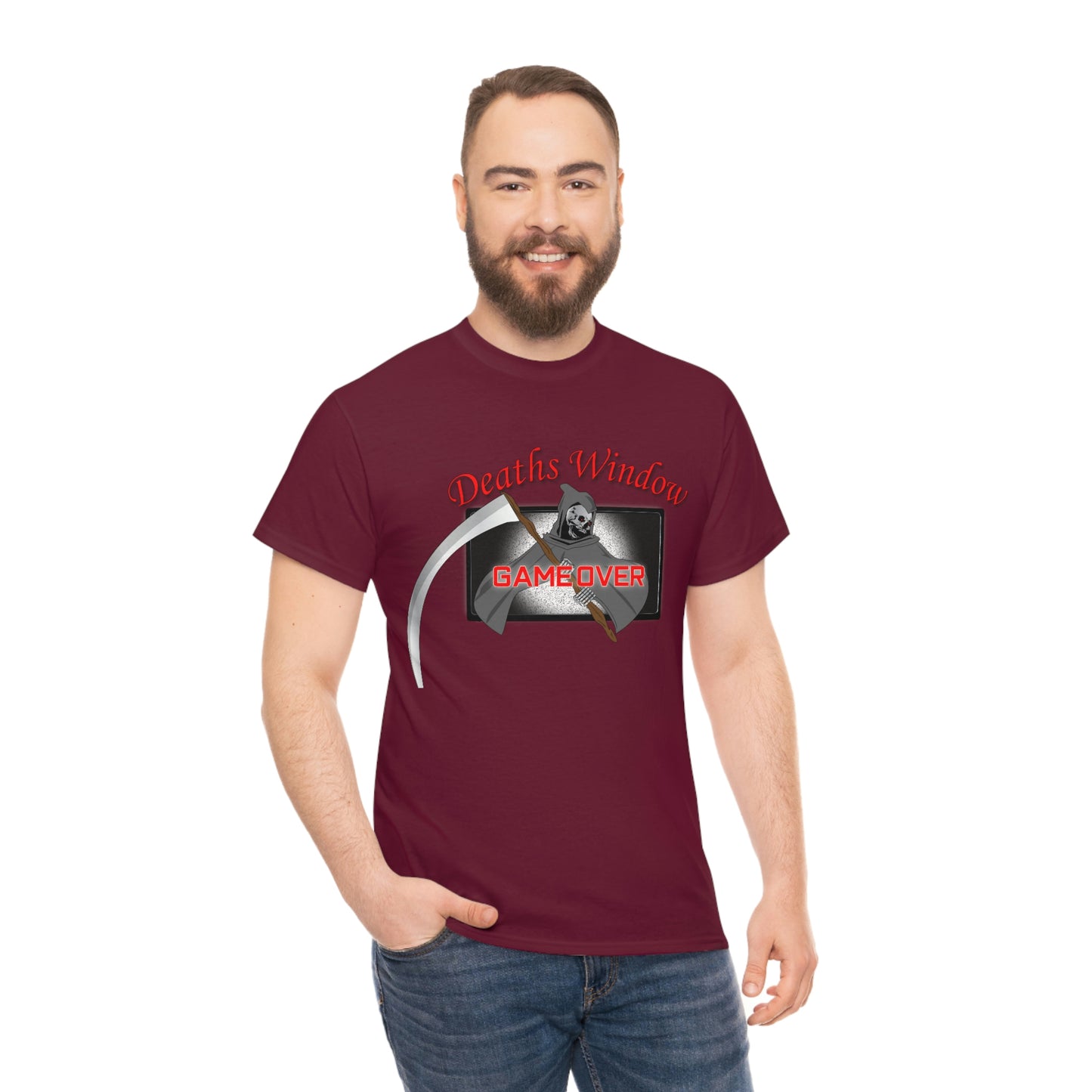 Deaths Window Unisex Heavy Cotton Tee