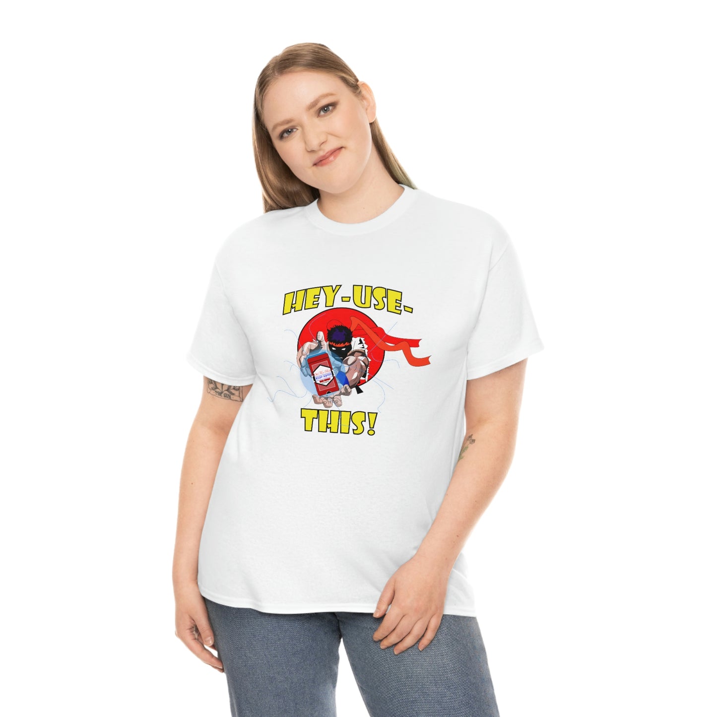 Hey-use-it Unisex Heavy Cotton Tee