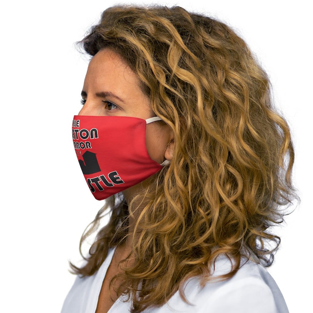Benton Harbor city Hustle Snug-Fit Polyester Face Mask