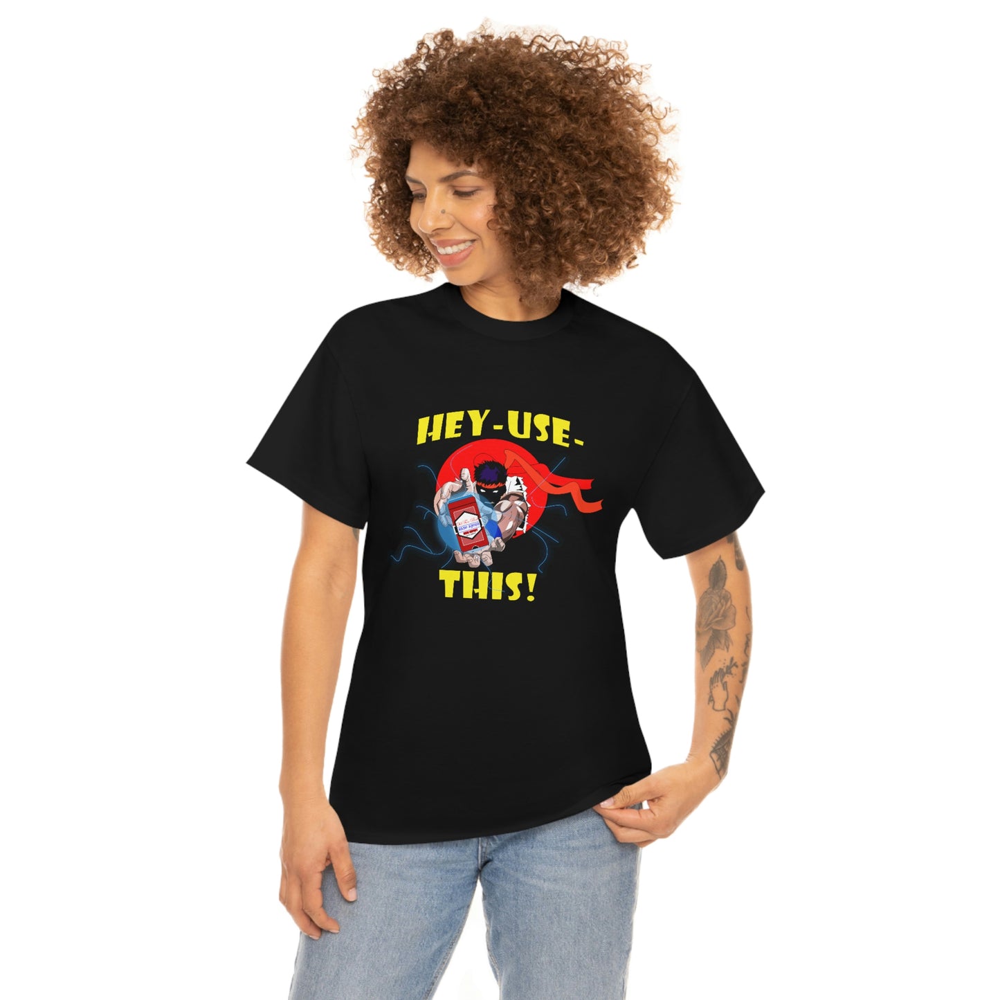 Hey-use-it Unisex Heavy Cotton Tee