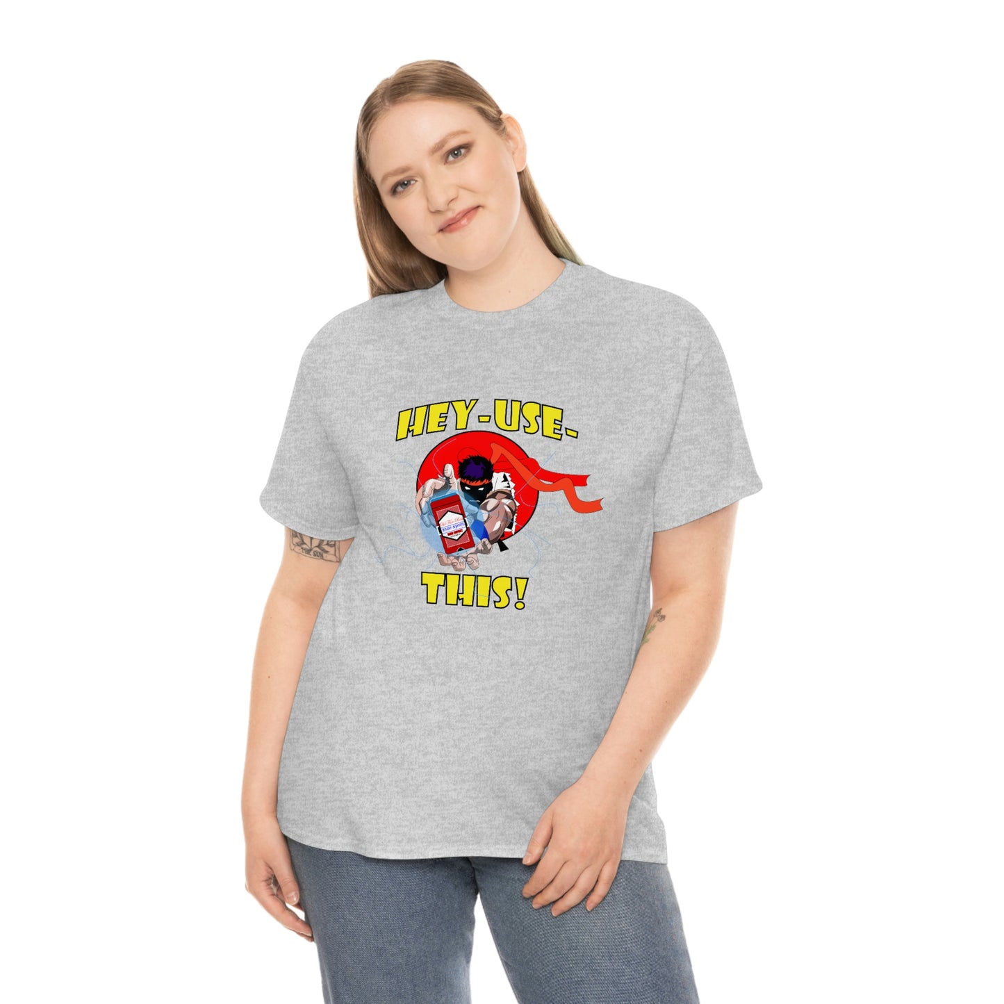 Hey-use-it Unisex Heavy Cotton Tee