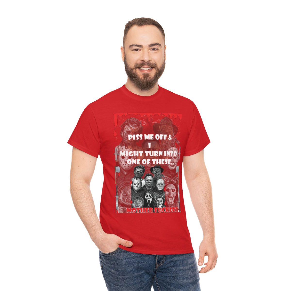 Horror hall of fame Unisex Heavy Cotton Tee