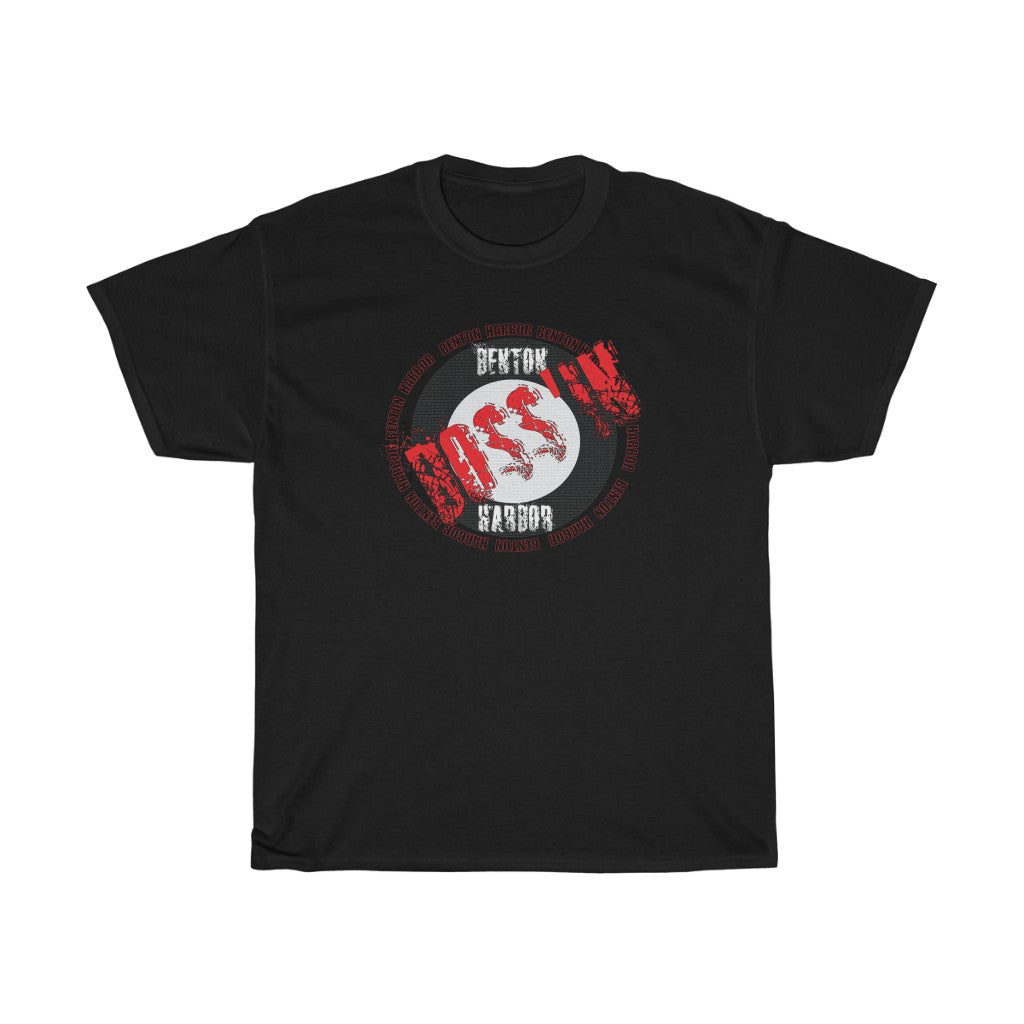 Benton Harbor Bossin (red)Unisex Heavy Cotton Tee