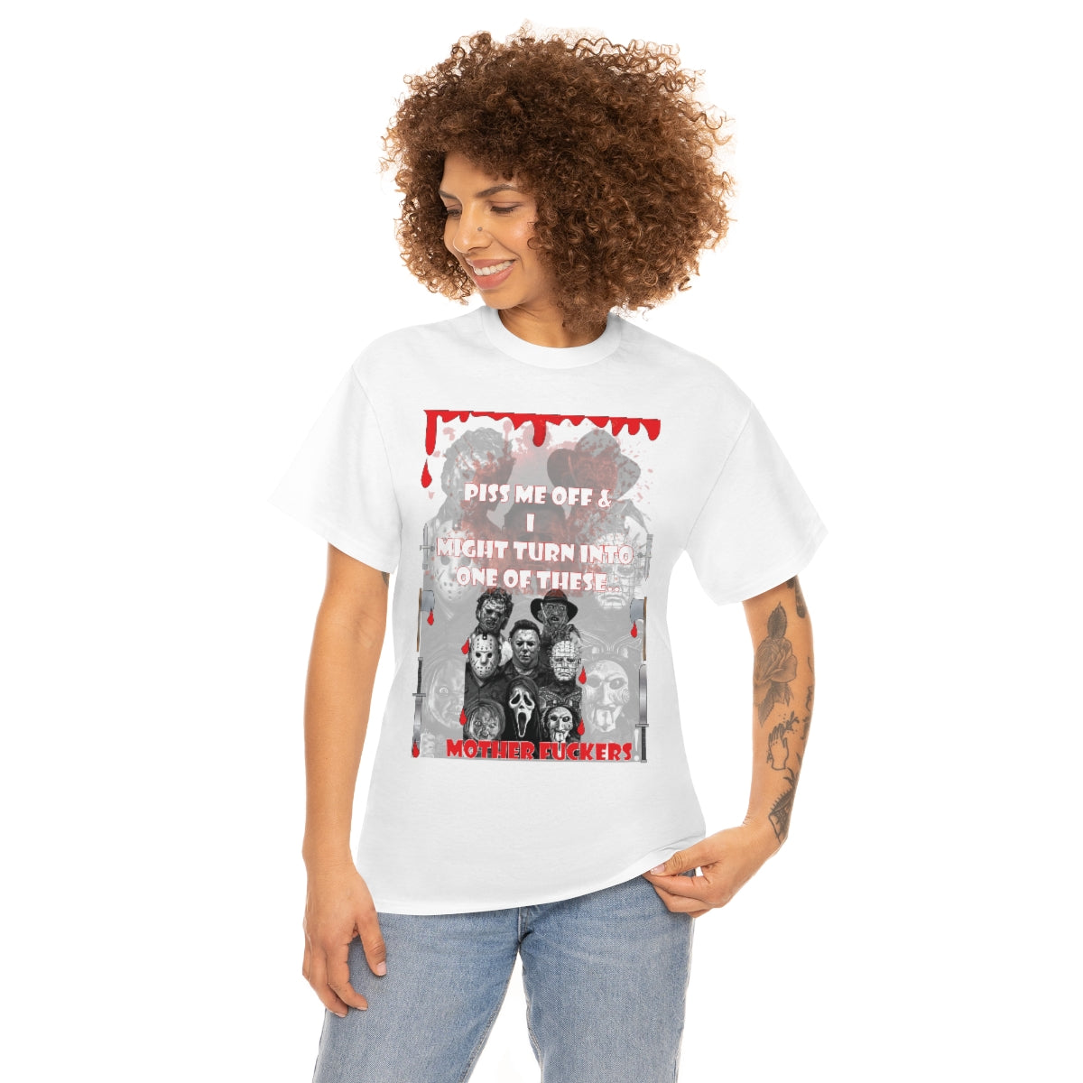 Horror hall of fame Unisex Heavy Cotton Tee