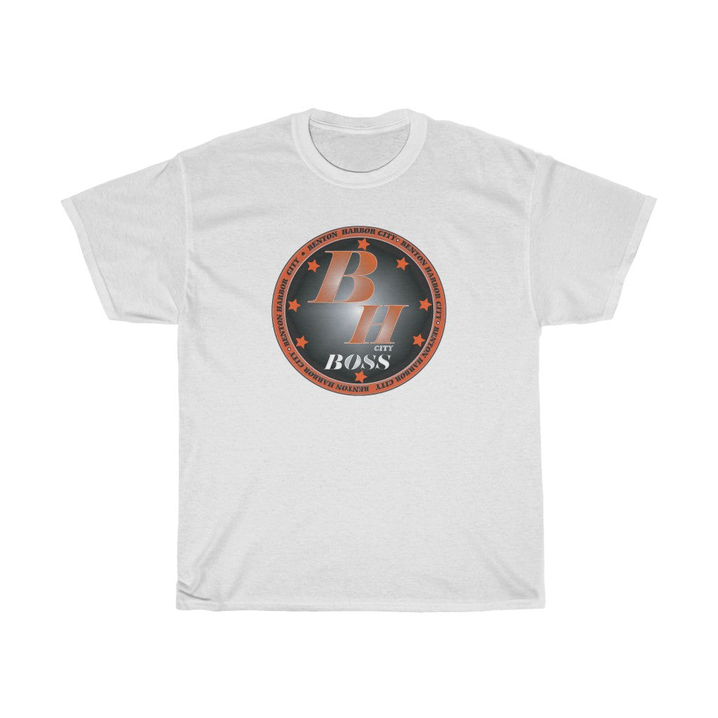 B.H. city Boss (O&B)Unisex Heavy Cotton Tee