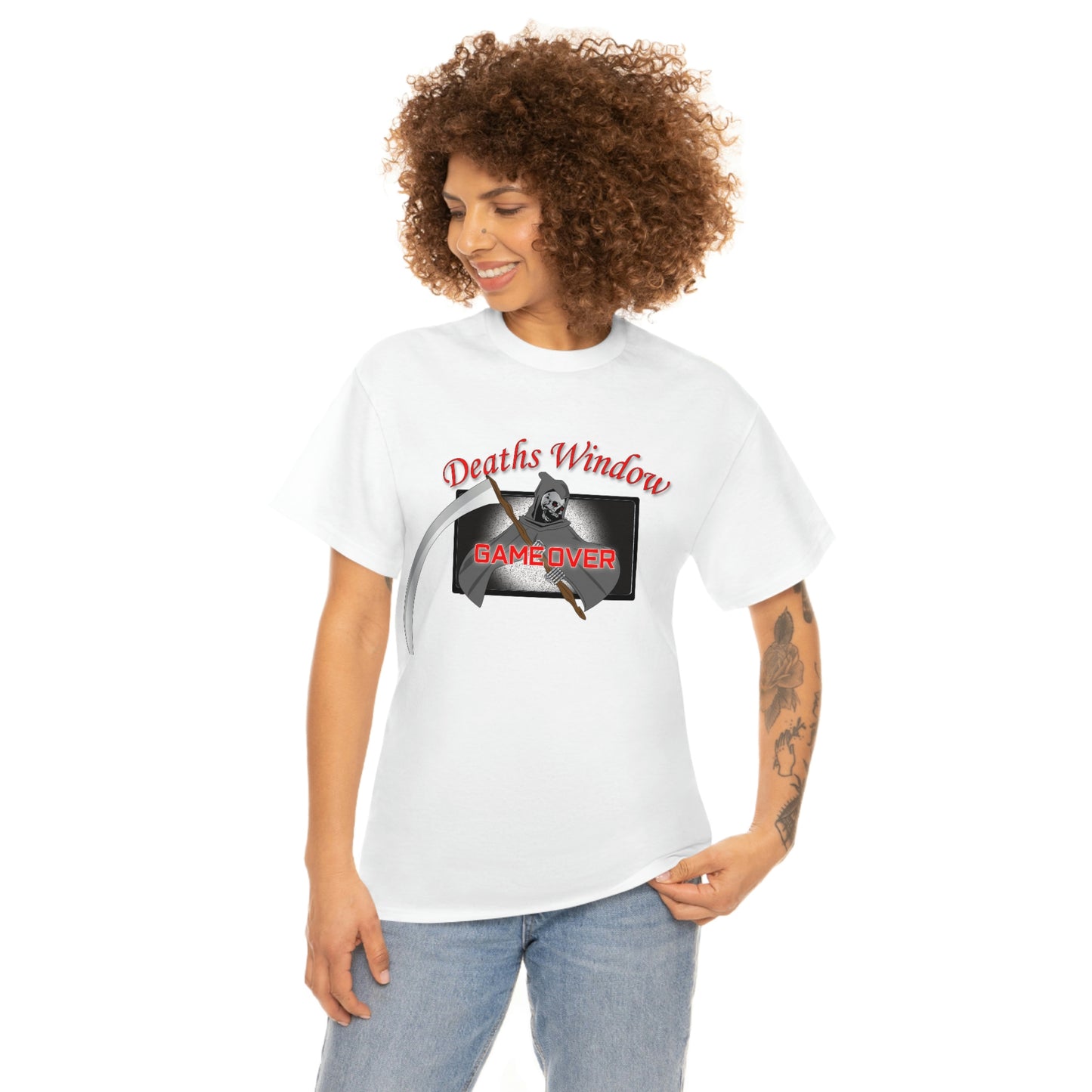 Deaths Window Unisex Heavy Cotton Tee