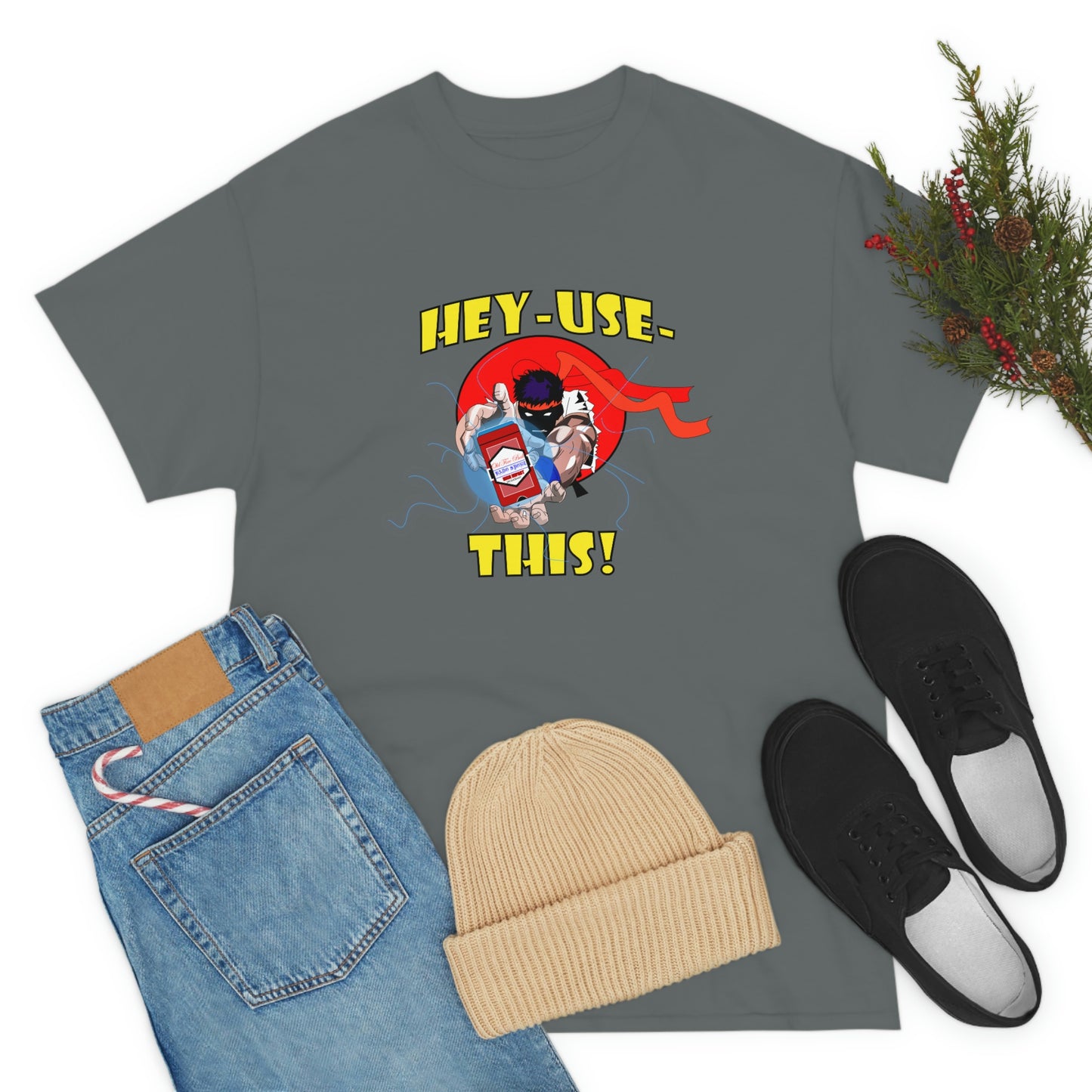 Hey-use-it Unisex Heavy Cotton Tee