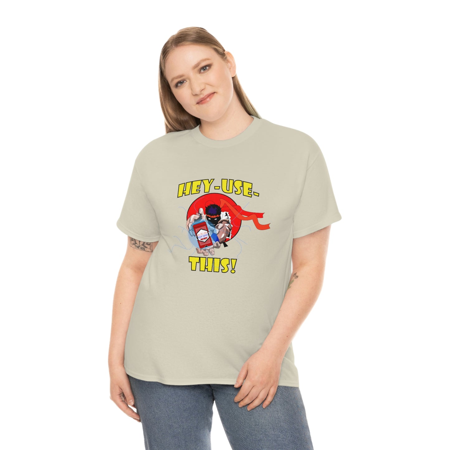 Hey-use-it Unisex Heavy Cotton Tee