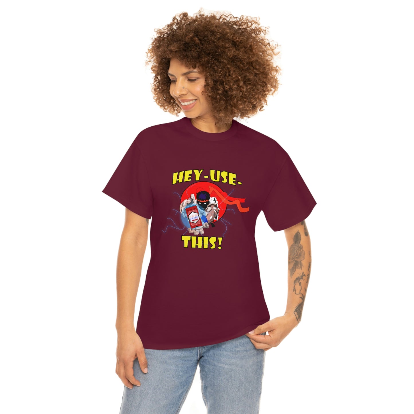 Hey-use-it Unisex Heavy Cotton Tee