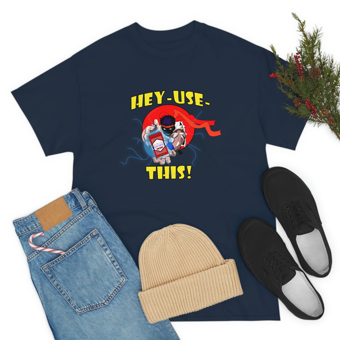 Hey-use-it Unisex Heavy Cotton Tee