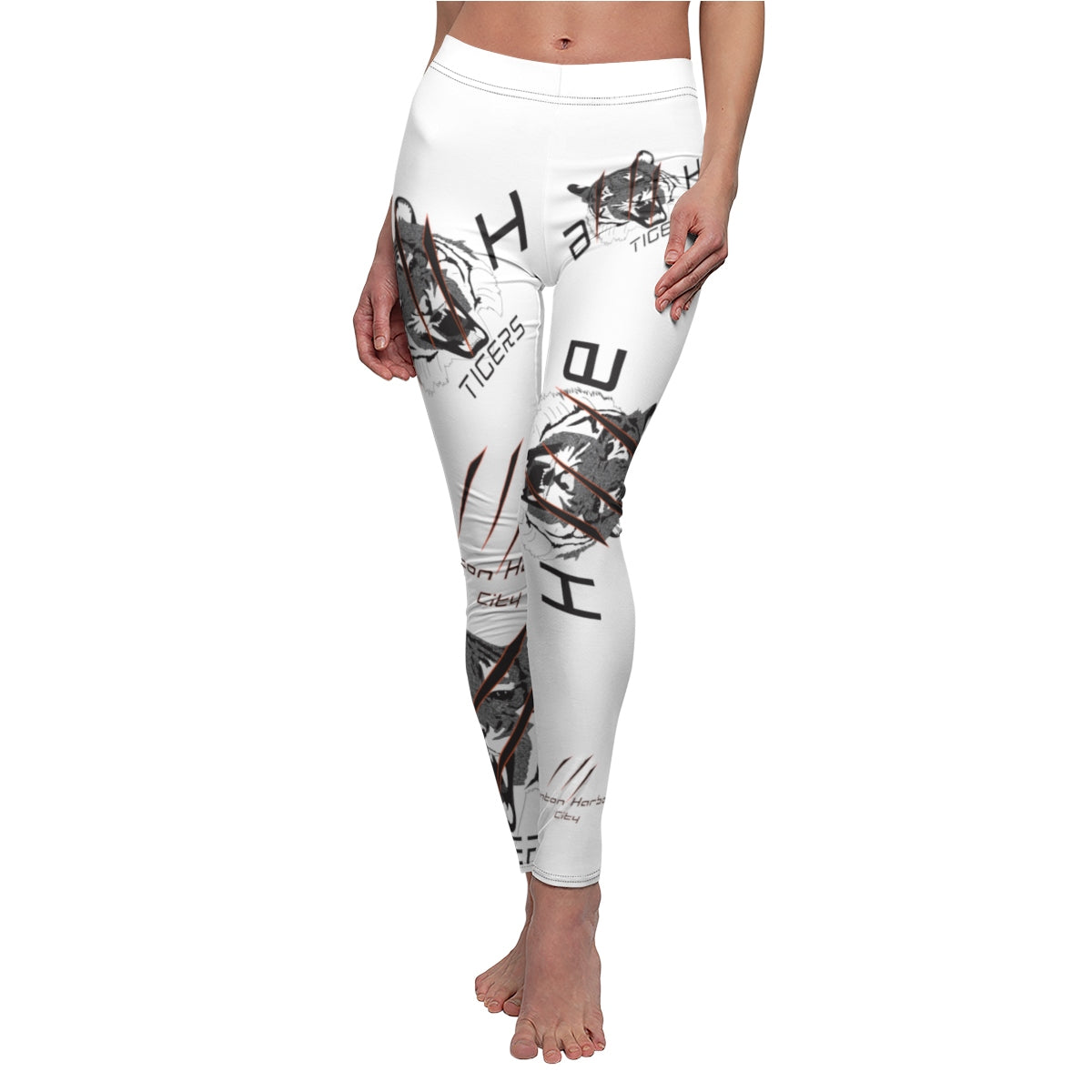 B.H. Tigers Women's Cut & Sew Casual Leggings