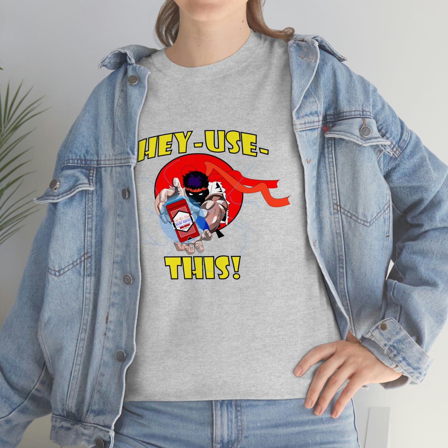 Hey-use-it Unisex Heavy Cotton Tee