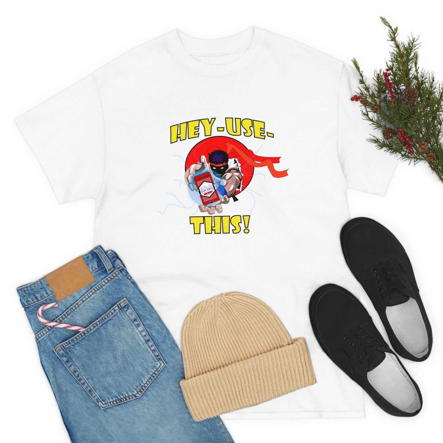 Hey-use-it Unisex Heavy Cotton Tee