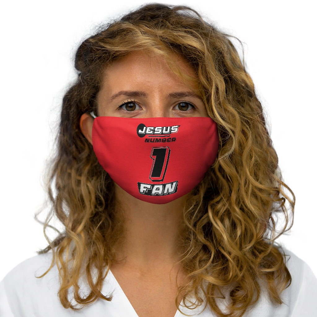 Jesus #1 Fan Snug-Fit Polyester Face Mask