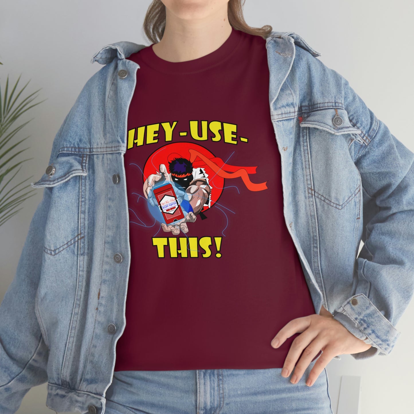 Hey-use-it Unisex Heavy Cotton Tee