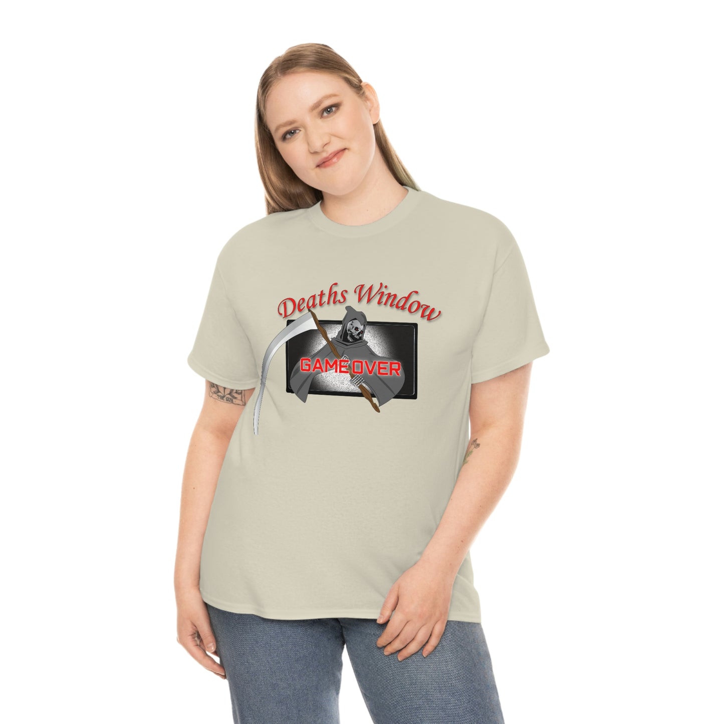 Deaths Window Unisex Heavy Cotton Tee
