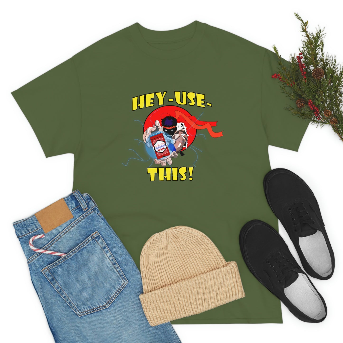 Hey-use-it Unisex Heavy Cotton Tee