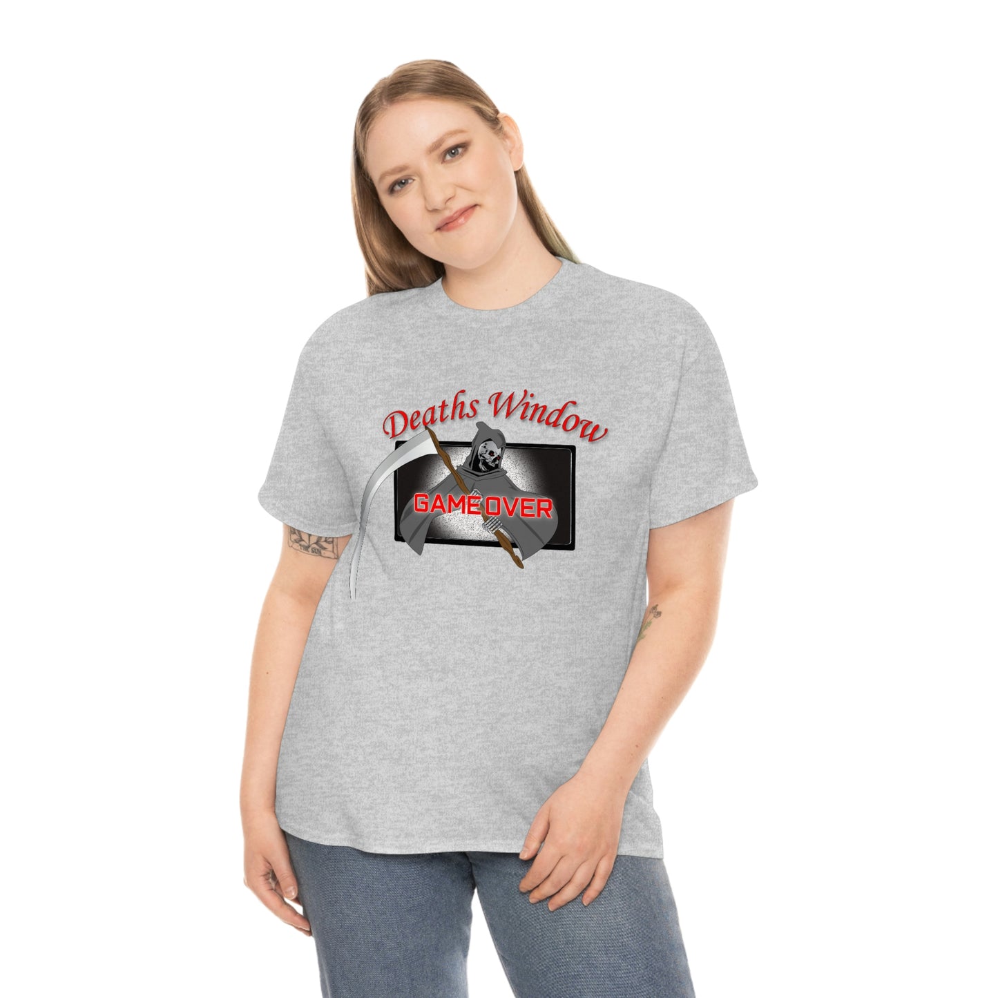 Deaths Window Unisex Heavy Cotton Tee