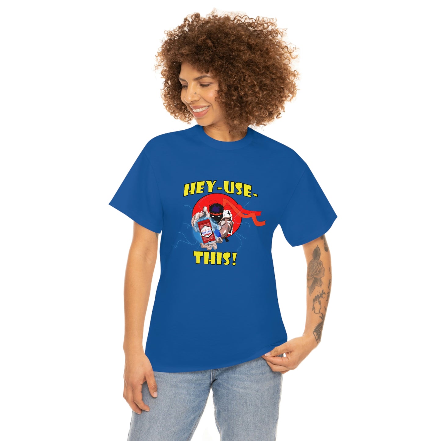 Hey-use-it Unisex Heavy Cotton Tee