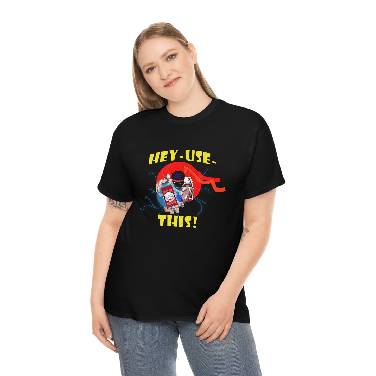 Hey-use-it Unisex Heavy Cotton Tee