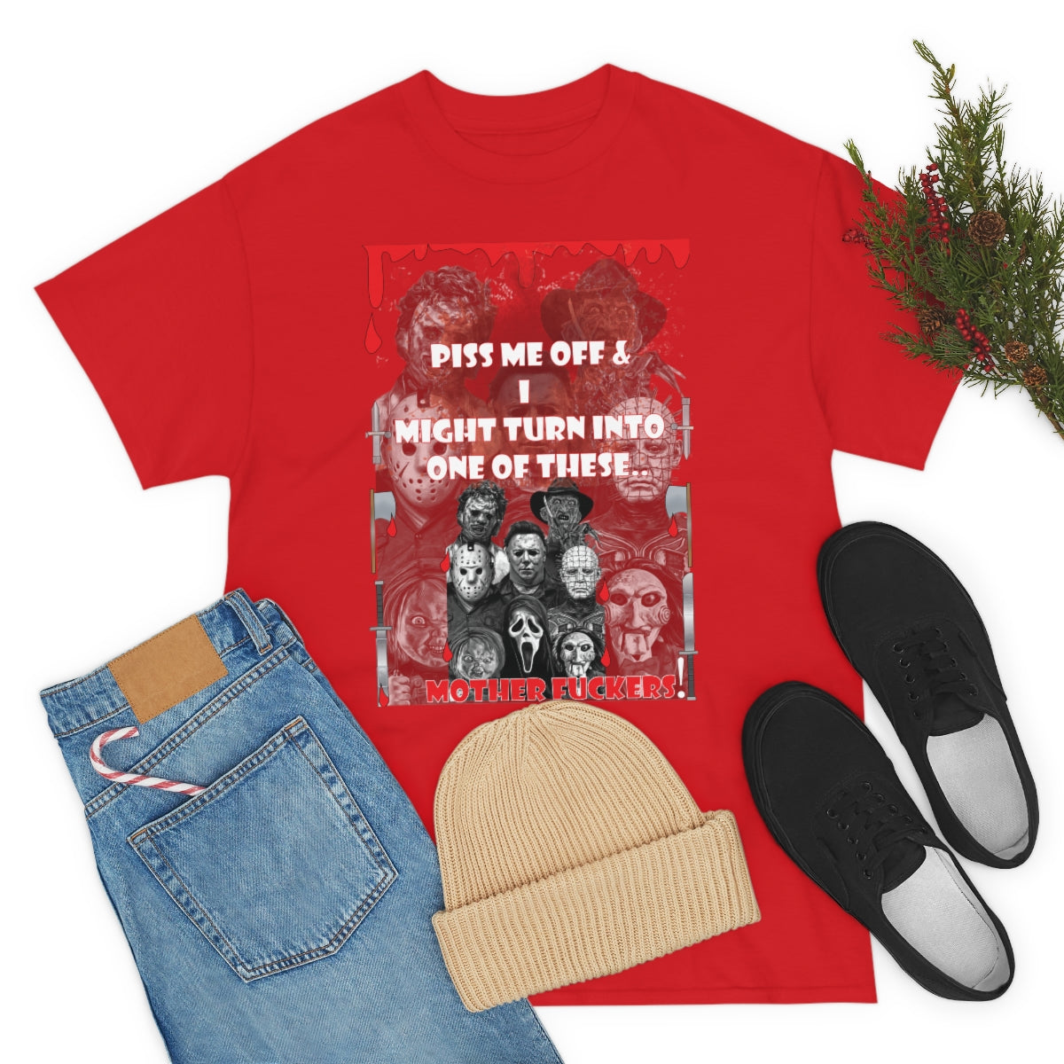 Horror hall of fame Unisex Heavy Cotton Tee