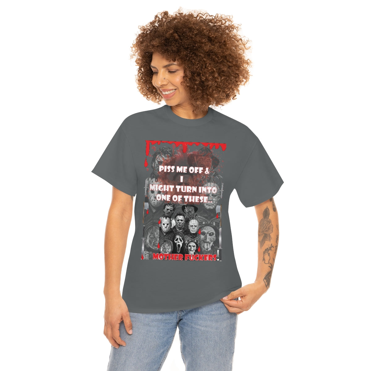 Horror hall of fame Unisex Heavy Cotton Tee