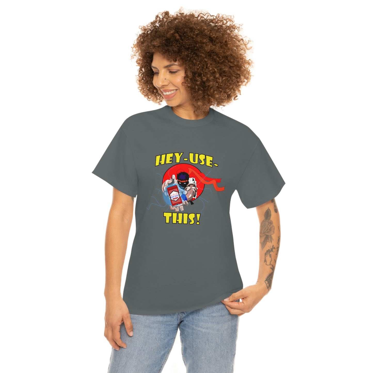 Hey-use-it Unisex Heavy Cotton Tee
