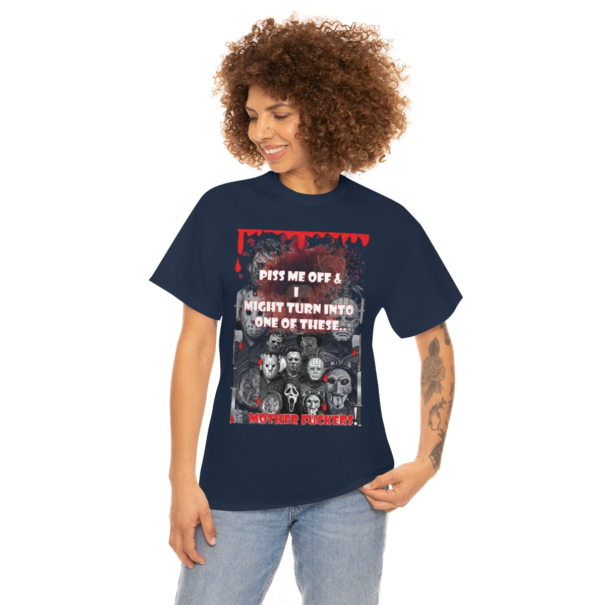 Horror hall of fame Unisex Heavy Cotton Tee