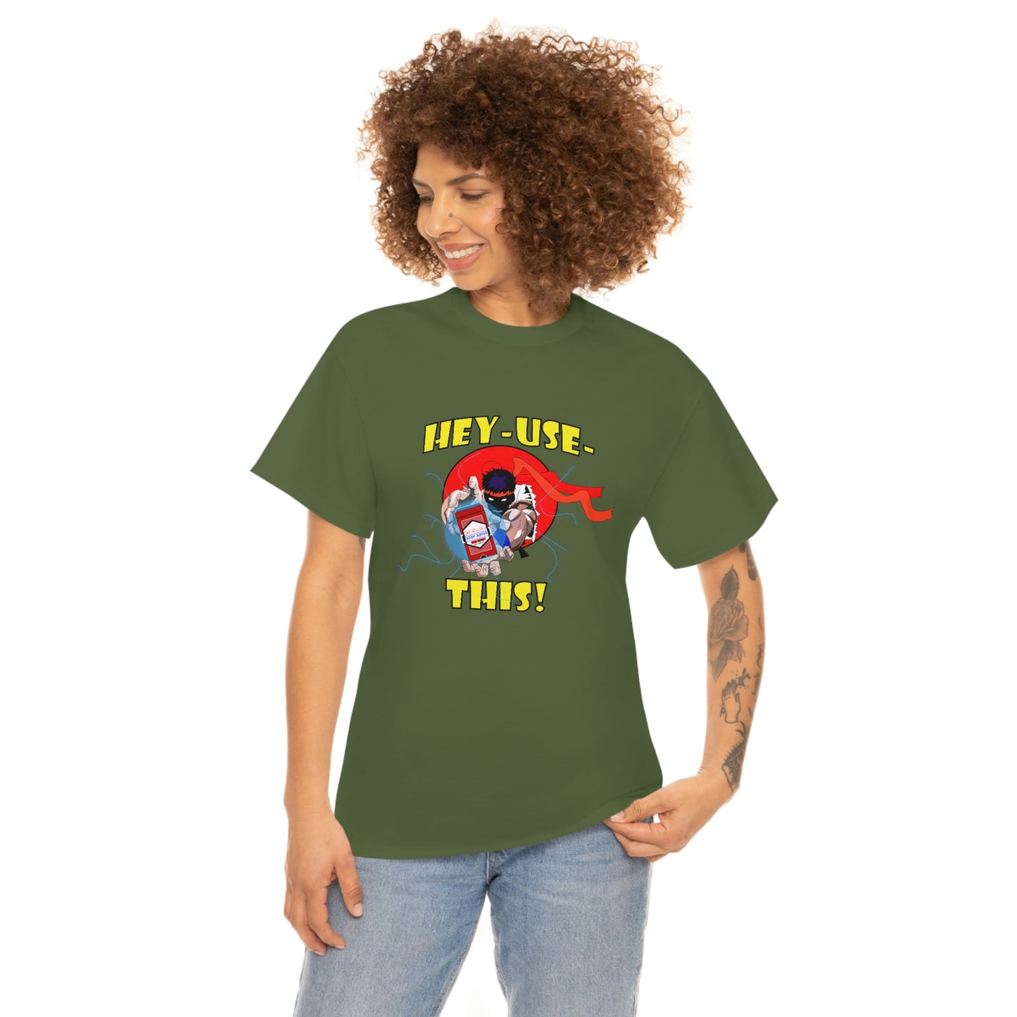 Hey-use-it Unisex Heavy Cotton Tee