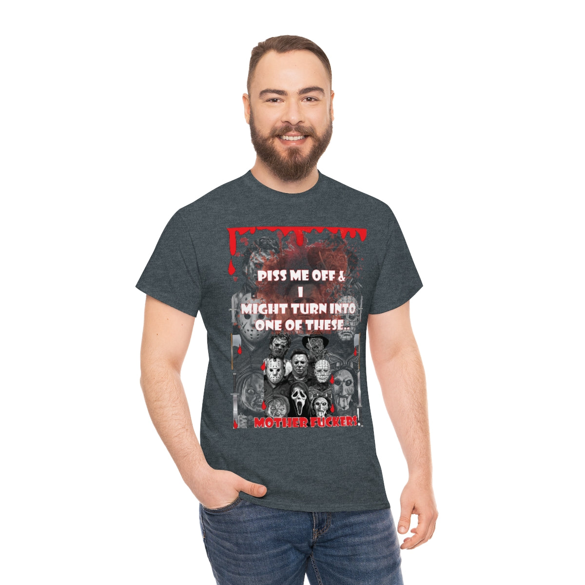 Horror hall of fame Unisex Heavy Cotton Tee