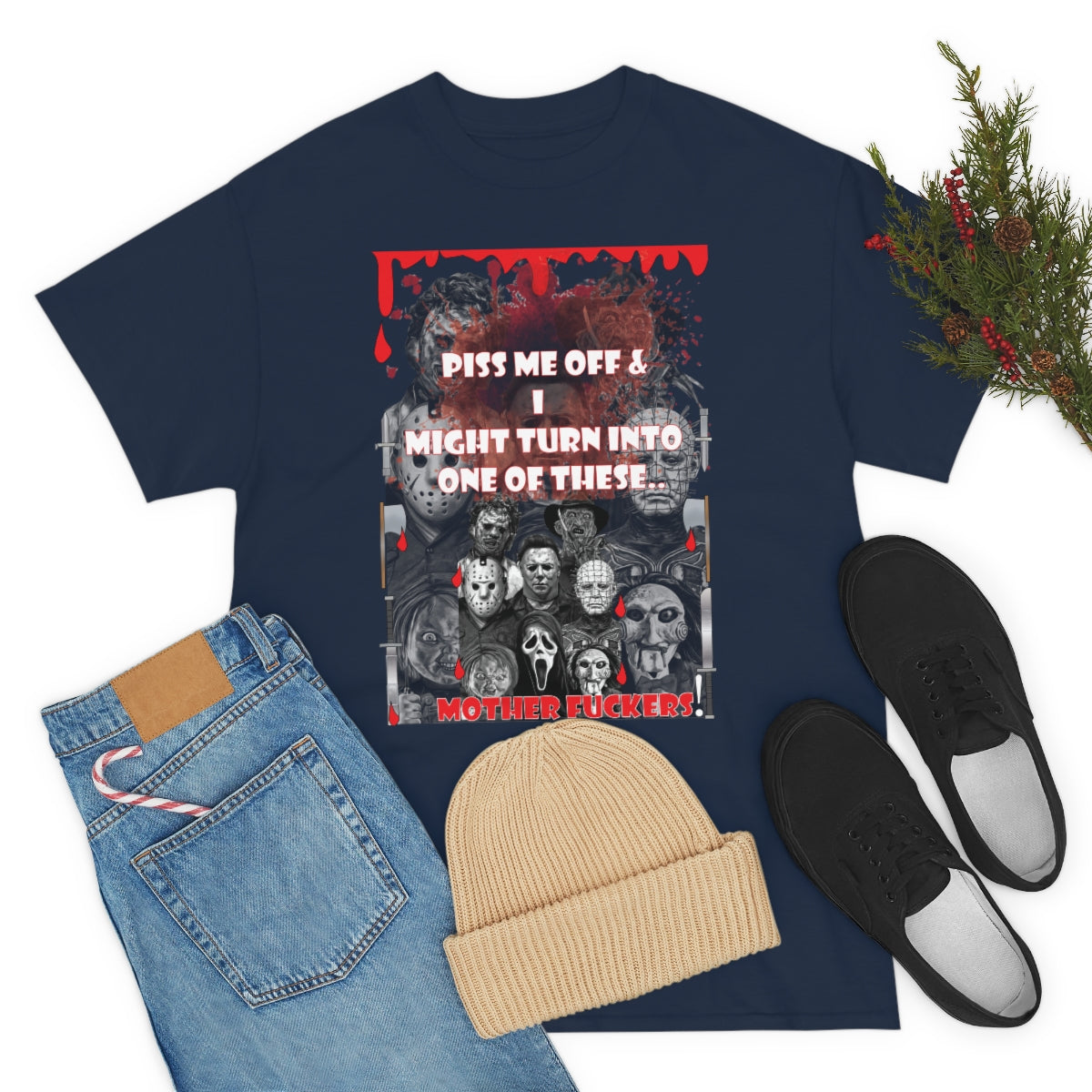 Horror hall of fame Unisex Heavy Cotton Tee