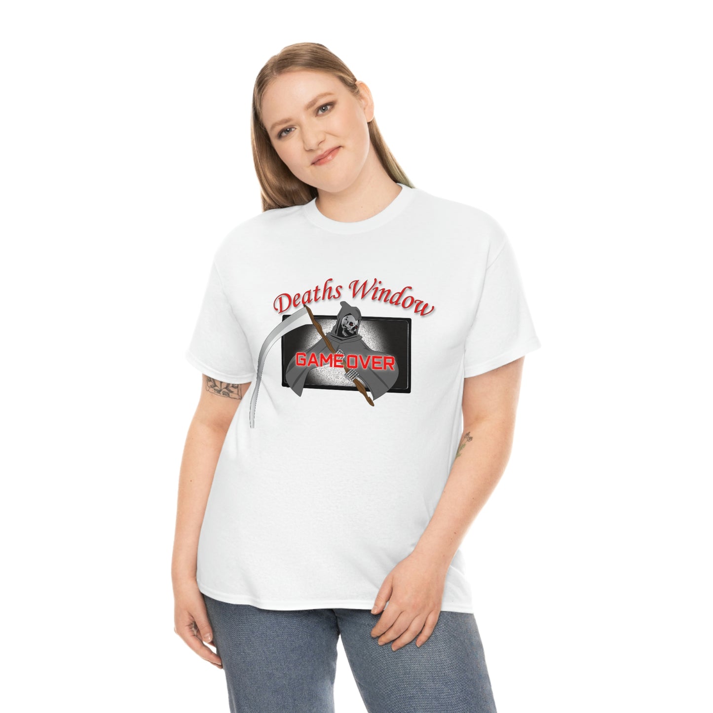 Deaths Window Unisex Heavy Cotton Tee