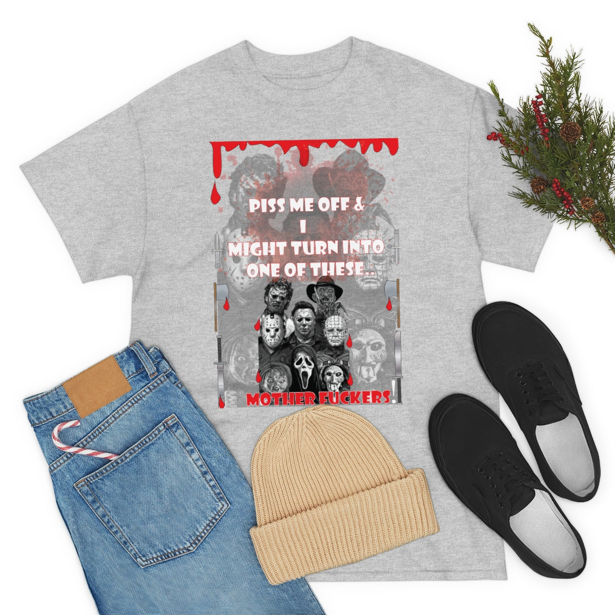 Horror hall of fame Unisex Heavy Cotton Tee
