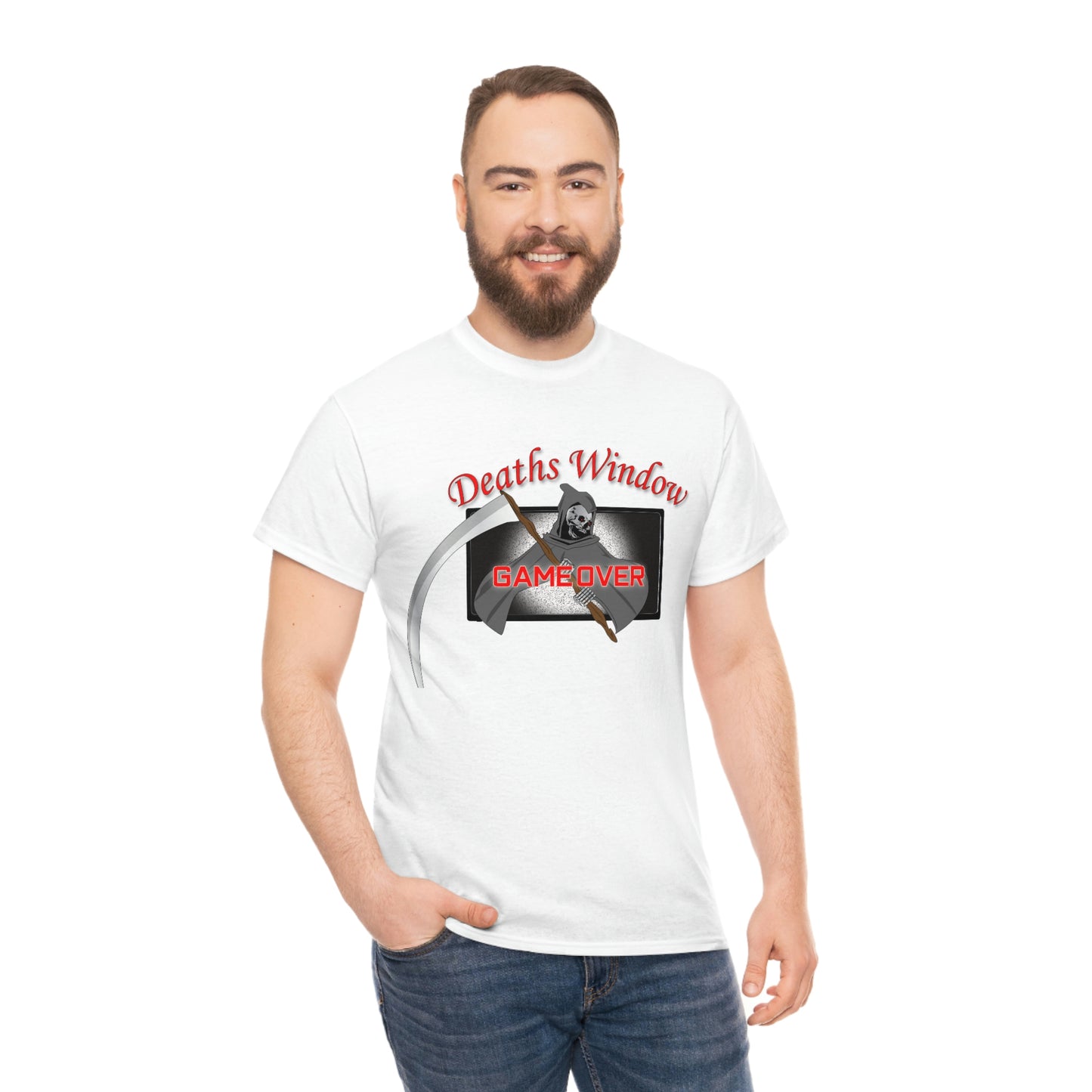 Deaths Window Unisex Heavy Cotton Tee