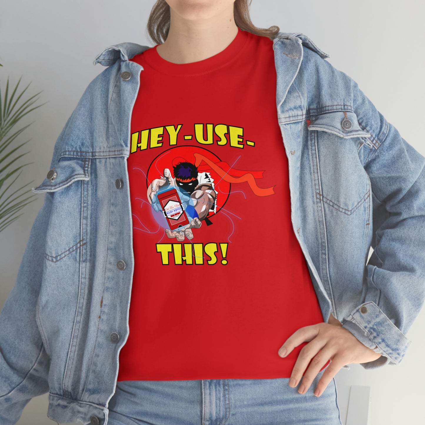 Hey-use-it Unisex Heavy Cotton Tee