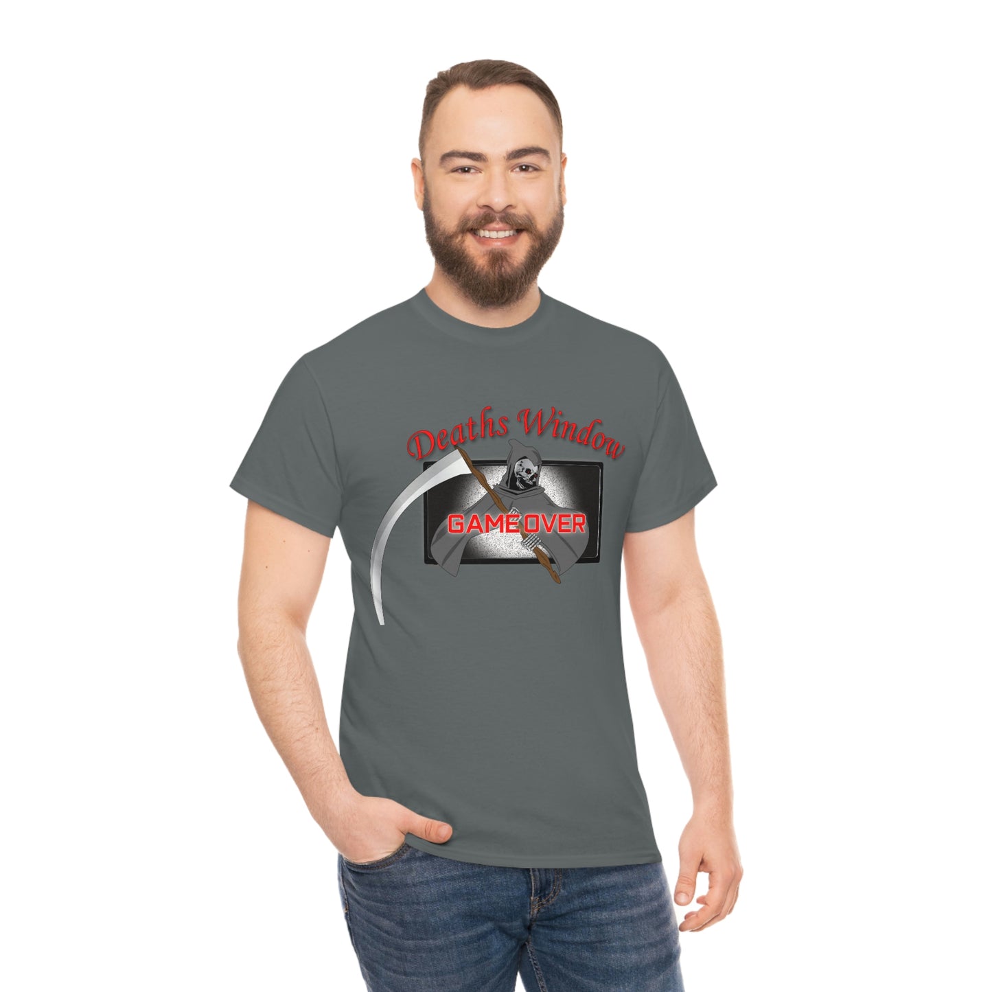 Deaths Window Unisex Heavy Cotton Tee