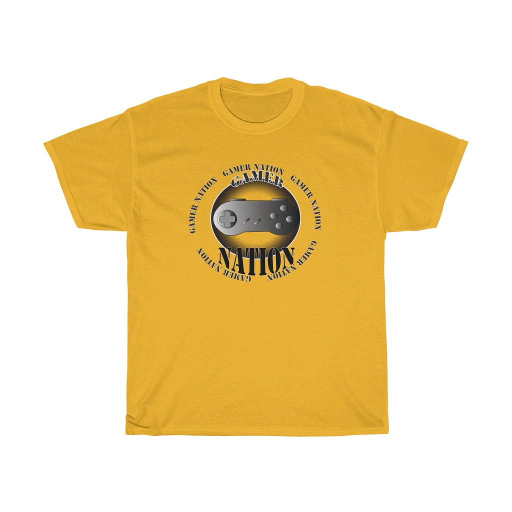 Gamer Nation Nin ring Unisex Heavy Cotton Tee