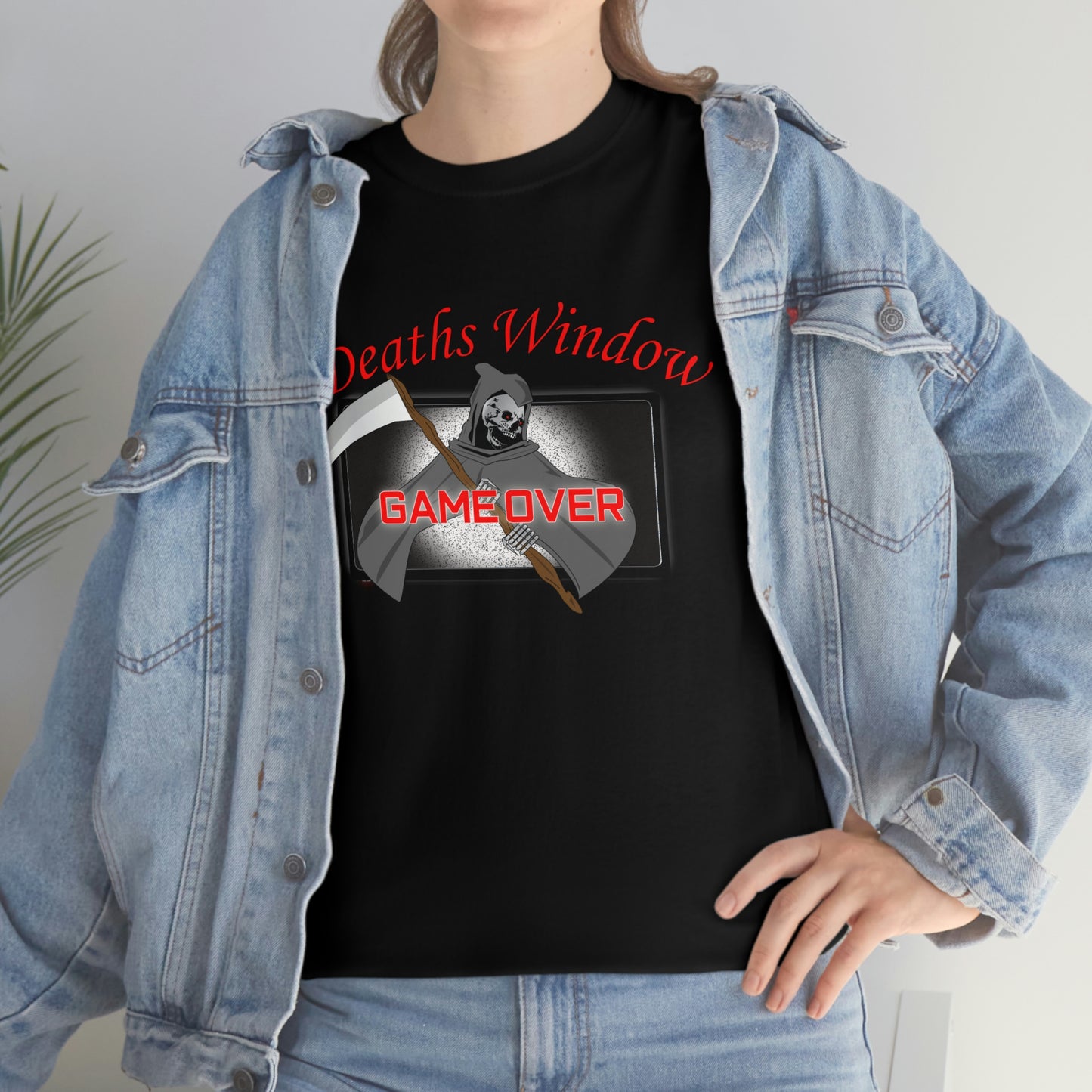 Deaths Window Unisex Heavy Cotton Tee